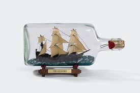 Statek w butelce Old Ship - marynistyka do domu