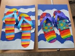 slippers voor de zomer - knutselen, terug naar school (met ...