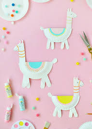 Paper Plate Llamas (With images) | Paper crafts diy